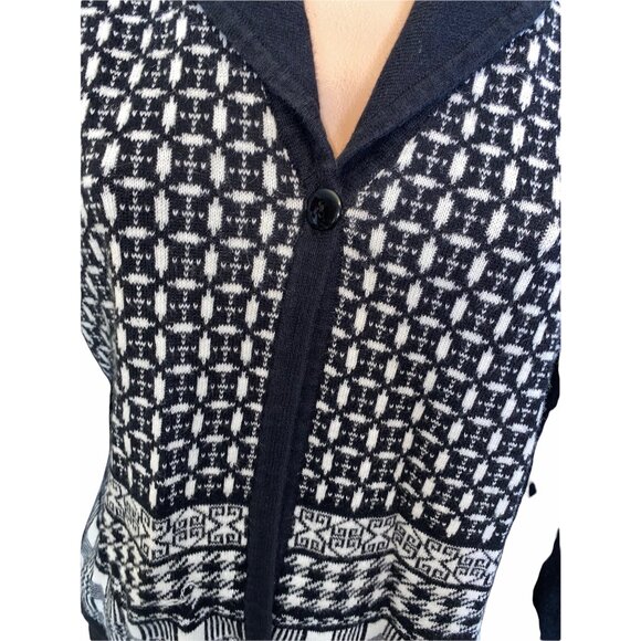 Crystal Kobe One Button Cardigan Large - Picture 3 of 5